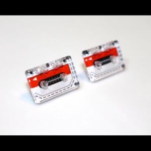New Cassette tape Earrings! Kawaii 90's 80…